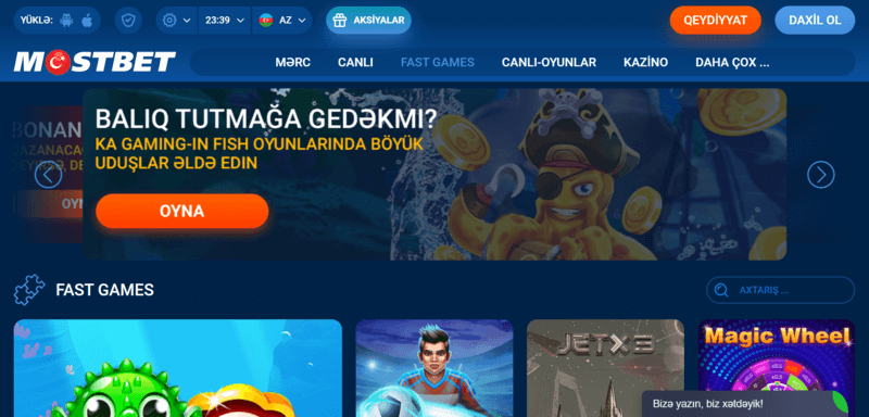 Mostbet: Azərbaycanda bonus kodu olan ən populyar casino